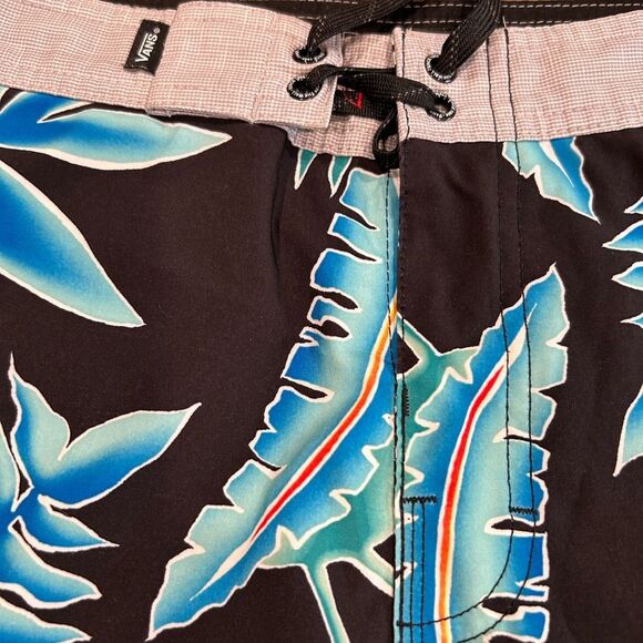 Vans Palm Tree Boardshort size 28 Cool print Like New Condition - Picture 5 of 8